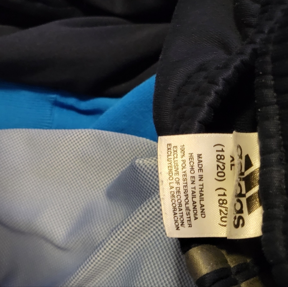 One pair black Adidas jogging-type pants